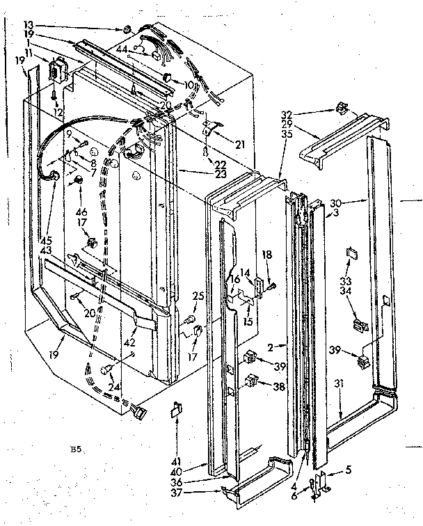 Breaker and partition parts