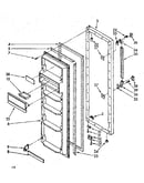 Refrigerator door parts