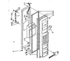 Kenmore 1068566732 freezer door parts diagram