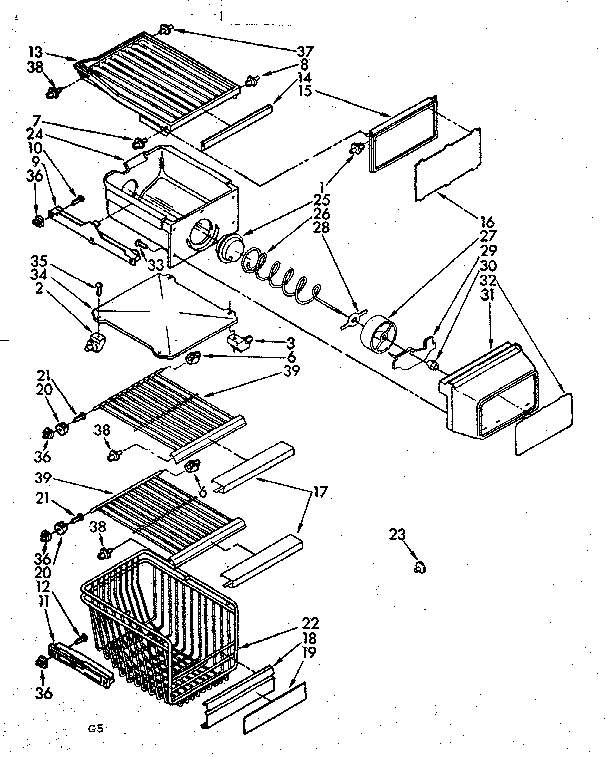 FREEZER INTERIOR PARTS