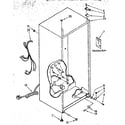 Kenmore 1068373010 cabinet parts diagram