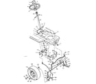 Craftsman 502254280 steering and front axle diagram
