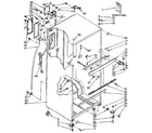 Kenmore 1068374450 cabinet parts diagram