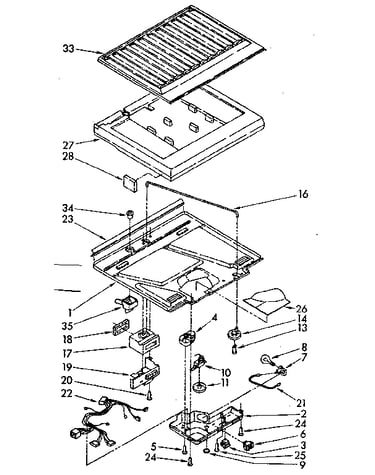 Compartment separator parts