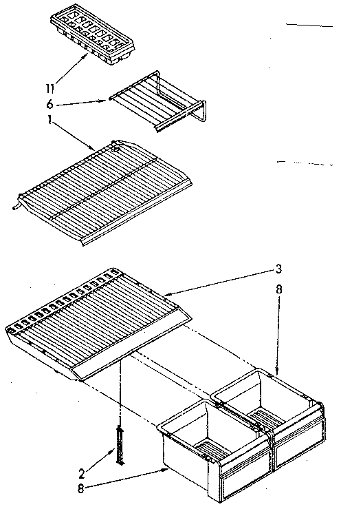 Shelf parts