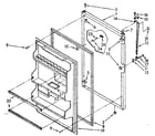 Kenmore 1068374480 refrigerator door parts diagram