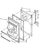 Refrigerator door parts