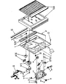Compartment separator parts