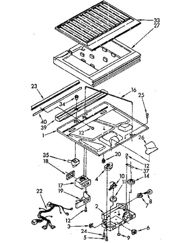 Compartment separator parts