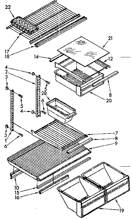 Shelf parts