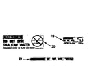 Sears 167414001 decals diagram