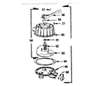 Sears 167410031 valve top assembly diagram