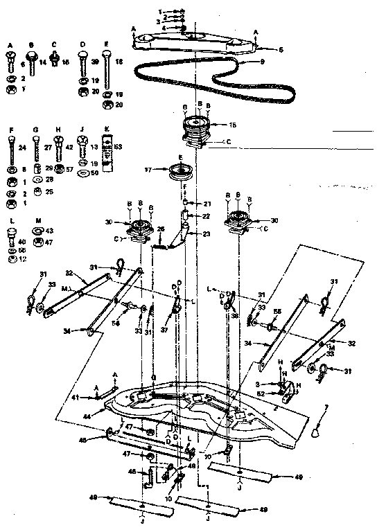 SUSPENSION, DECK & COVER