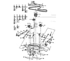Craftsman 917253645 suspension, deck & cover diagram