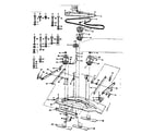 Craftsman 917253644 suspension, deck & cover diagram