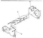 Toshiba P351/P341 sub, assy-frame diagram