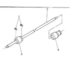 Toshiba P351/P341 assy, roller-pick-up diagram