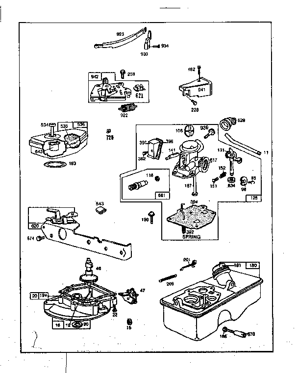 Carburetor no. 92502-3152-01