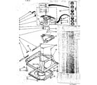 Kenmore 11082672810 machine base parts diagram