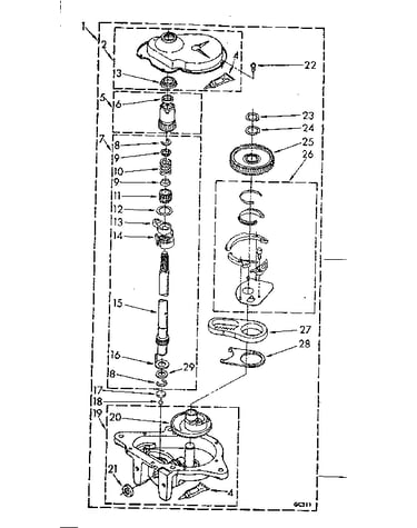 Gearcase parts