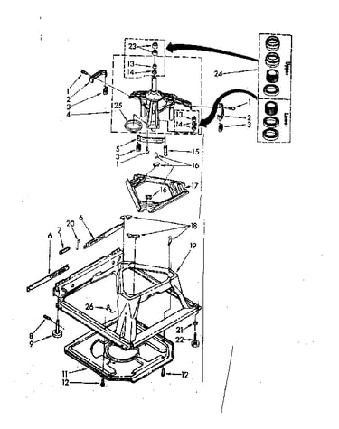 Machine base parts