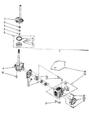 Brake, clutch, gearcase, motor and pump parts