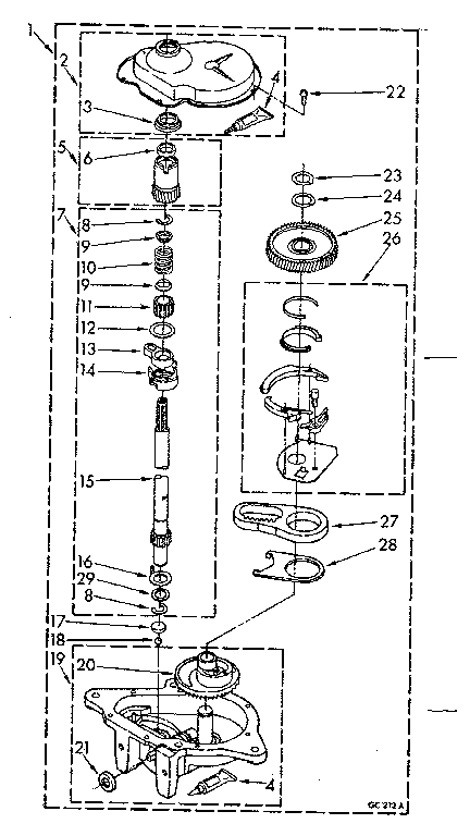 Gearcase parts