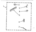 Kenmore 11082682610 miscellaneous parts diagram