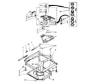 Kenmore 11082682610 machine base parts diagram