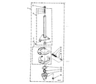 Kenmore 11082682610 brake and drive tube parts diagram