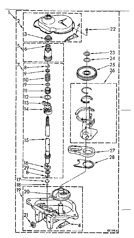 Gearcase parts