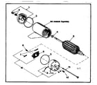 Craftsman 217593850 electrical motor assembly parts diagram