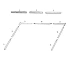 Sears 308772540 frame assembly diagram