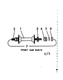 Front hub parts