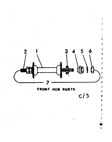 Front hub parts