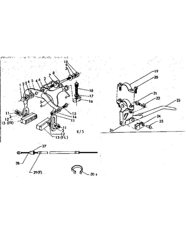 Front caliper hand brake