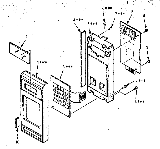 Control panel parts