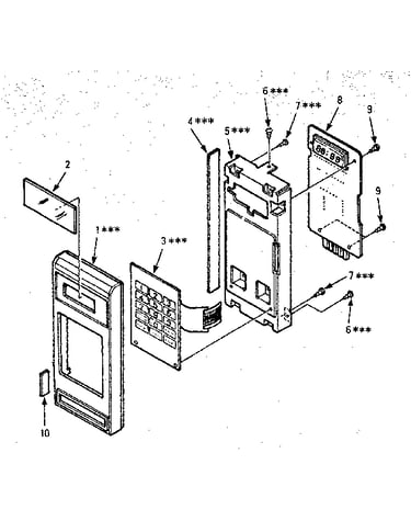 Control panel parts