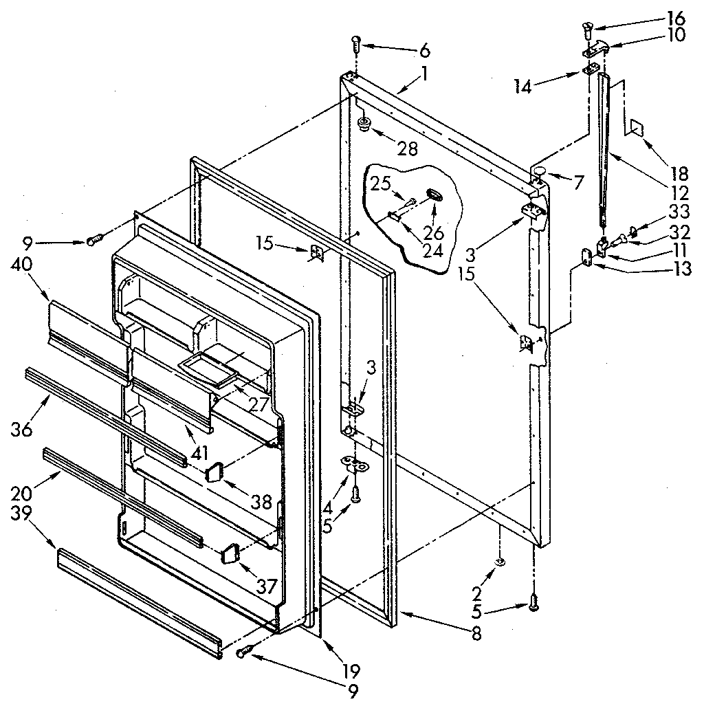 REFRIGERATOR DOOR