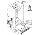 Kenmore 1068566832 cabinet parts diagram