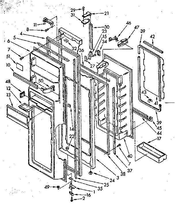 REFRIGERATOR DOOR PARTS