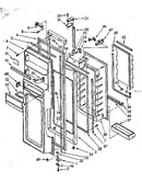 Refrigerator door parts