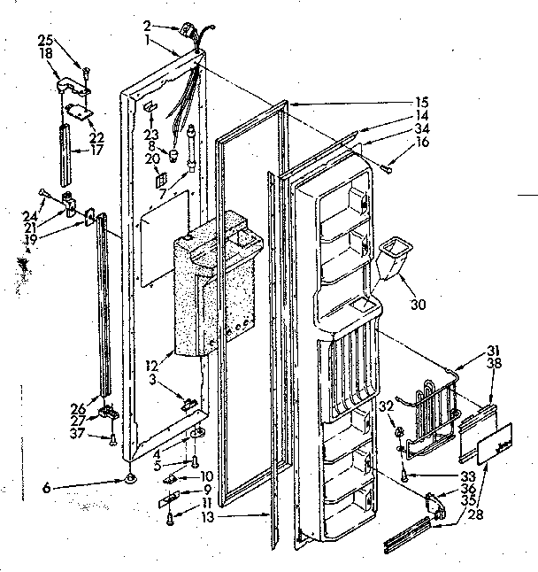 FREEZER DOOR PARTS