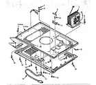 Kenmore 5678711281 microwave parts diagram