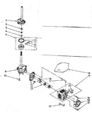 Brake, clutch, gearcase, motor and pump