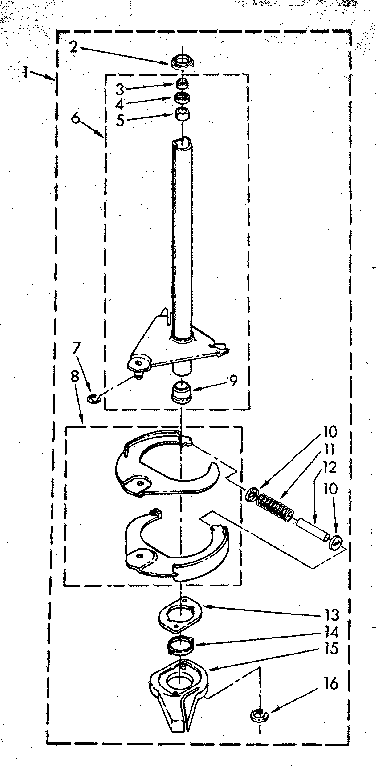 Brake and drive tube