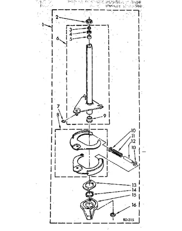 Brake and drive tube