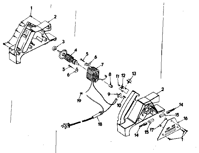 Field and armature assembly