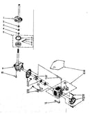 Brake, clutch, gearcase, motor and pump parts