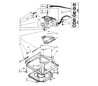 Kenmore 11082694510 machine base parts diagram